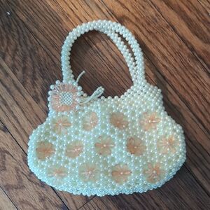 Elegant Pearl Beaded Handbag